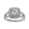 Lab Grown Diamond Halo Engagement Ring