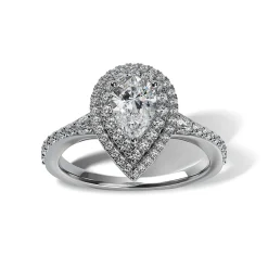 Lab Grown Diamond Halo Engagement Ring