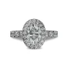 Lab Grown Diamond Halo Engagement Ring
