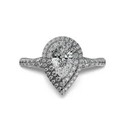 Lab Grown Diamond Halo Engagement Ring