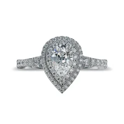 Lab Grown Diamond Halo Engagement Ring