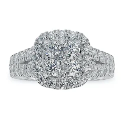 Lab Grown Diamond Halo Engagement Ring