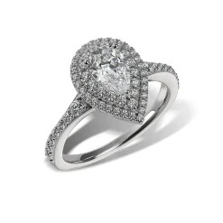 Lab Grown Diamond Halo Engagement Ring