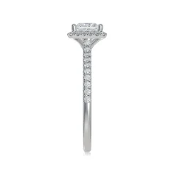 Lab Grown Diamond Halo Engagement Ring