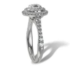 Lab Grown Diamond Halo Engagement Ring