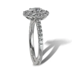 Lab Grown Diamond Halo Engagement Ring