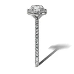 Lab Grown Diamond Halo Engagement Ring