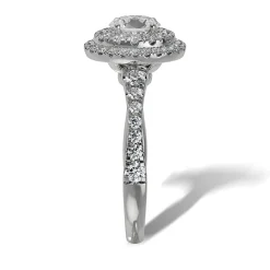Lab Grown Diamond Halo Engagement Ring