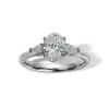 Lab Grown Diamond Three Stone Engagement Ring
