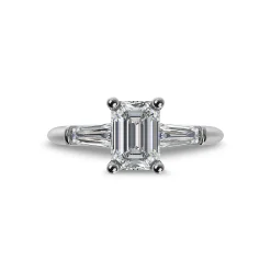 Lab Grown Diamond Three Stone Engagement Ring