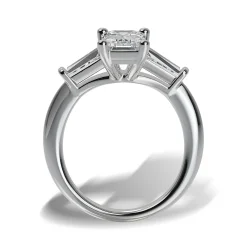 Lab Grown Diamond Three Stone Engagement Ring