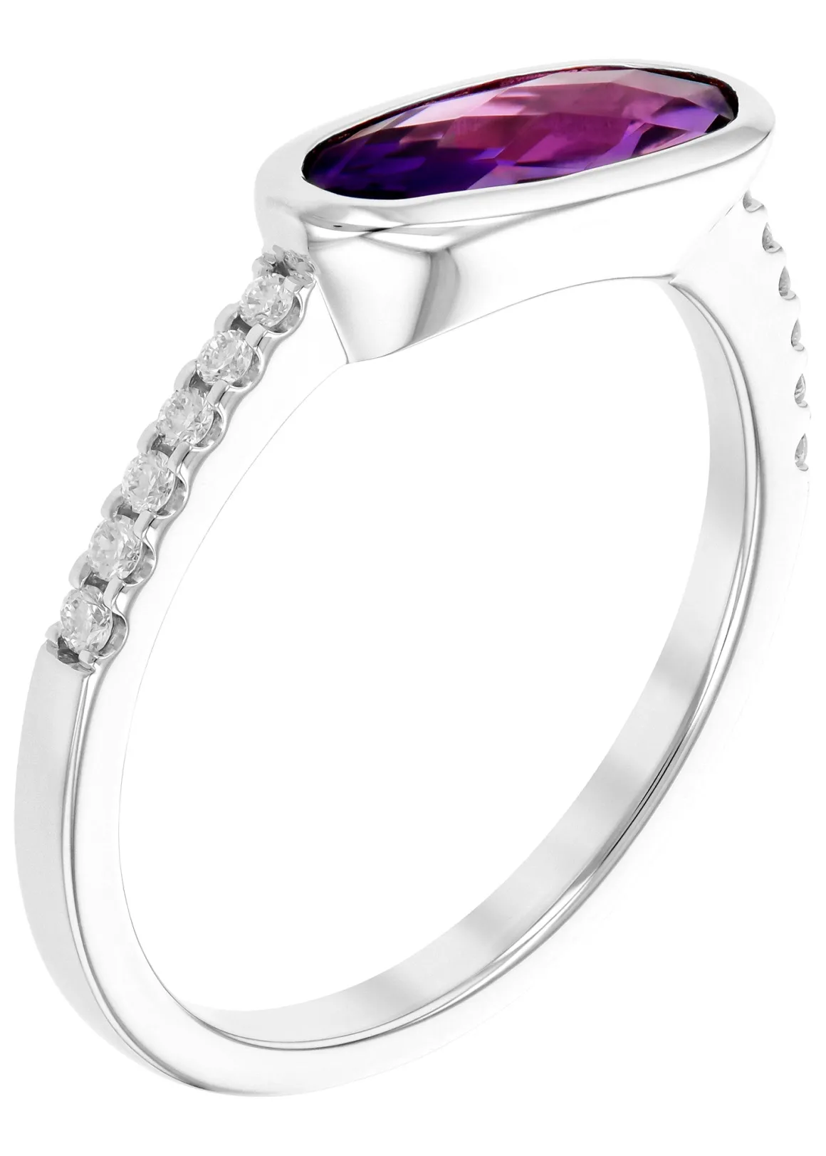 Purple Amethyst Ring