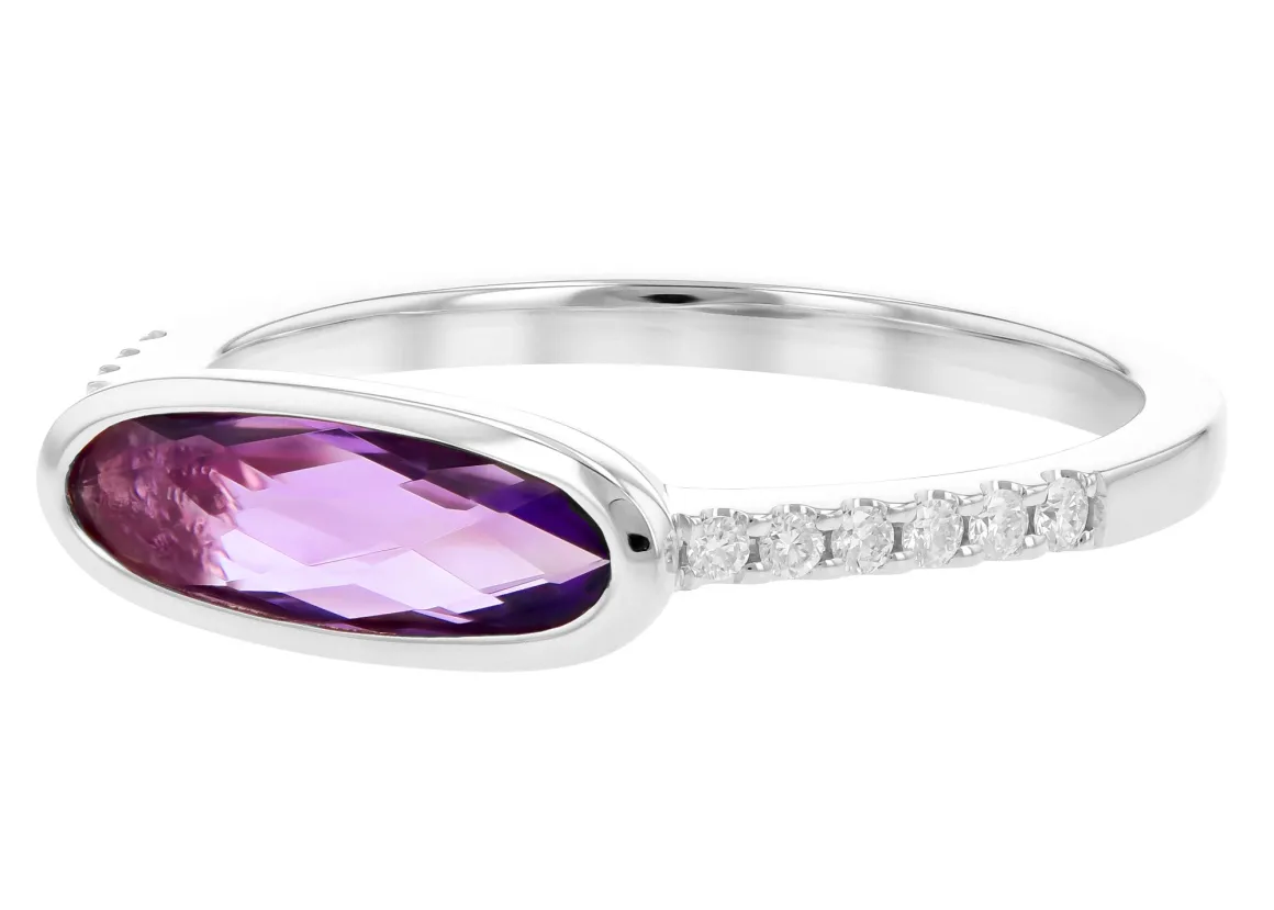 Purple Amethyst Ring