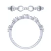 Sterling Silver 1/10Ctw Diamond Stckable Ring