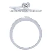 Sterling Silver 0.16Ctw Fashion Ring