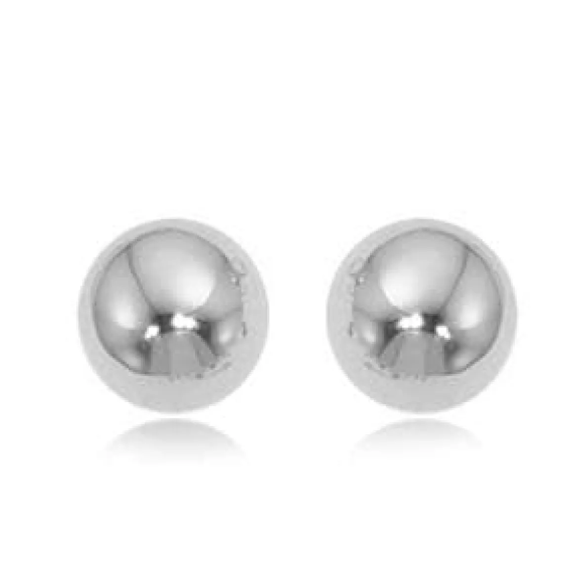 Sterling Silver 10mm Ball Earrings
