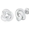 Sterling Silver Sm. Knot Earrings