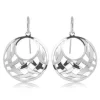 Sterling Silver Small Gypsy Basketweave Earrings