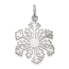Sterling Silver Snowflake Pendant Necklace