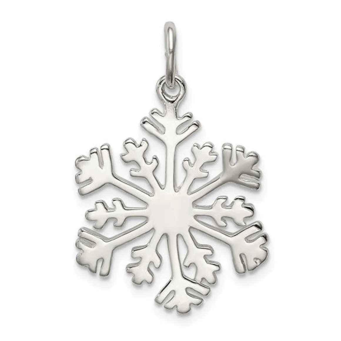 Sterling Silver Snowflake Pendant Necklace